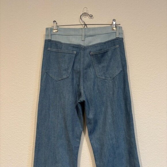 7 For All Mankind Size 28 Easy Boot with Center Back Split Jeans - Picture 5 of 9